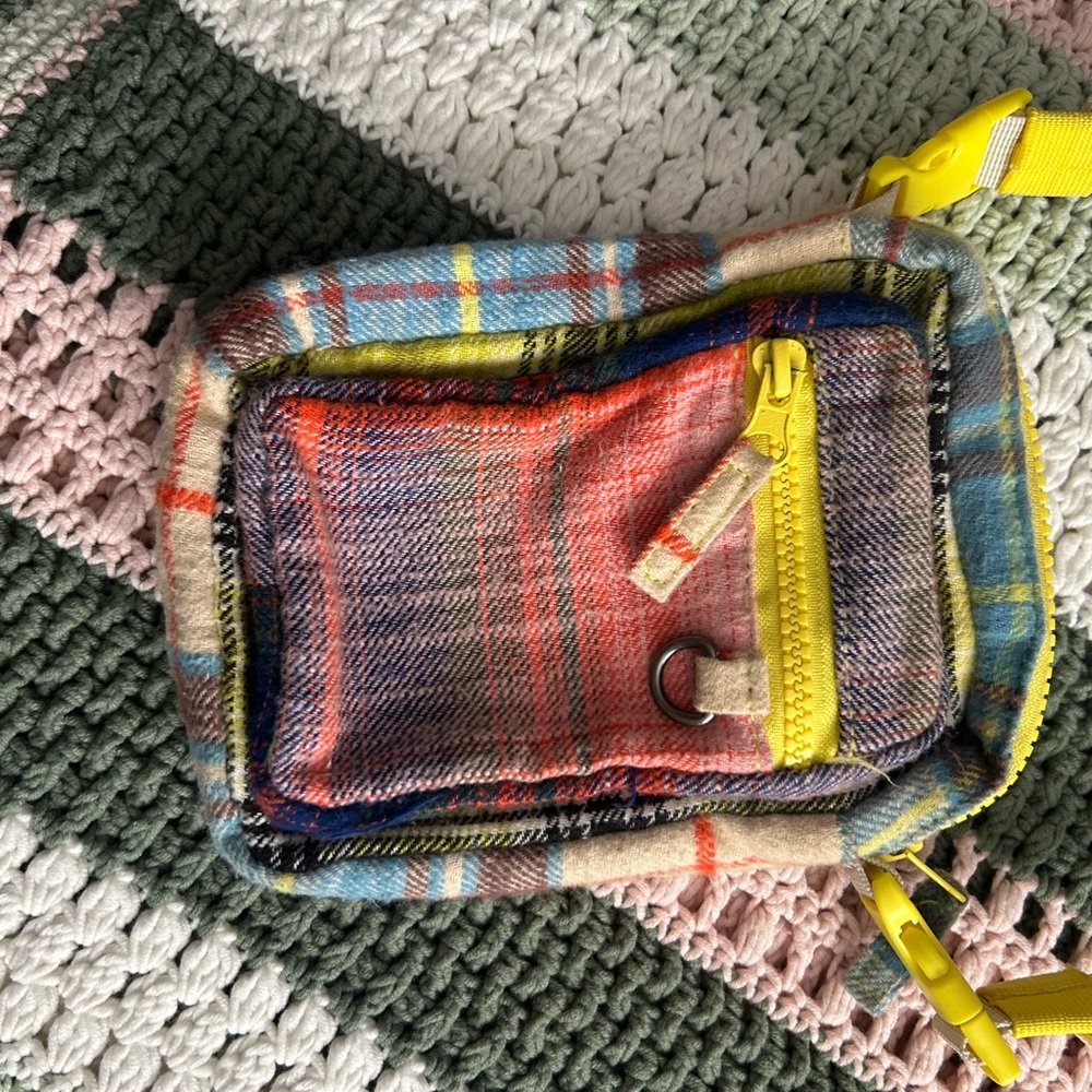 Urban Outfitters Multicolor Patchwork Plaid Crossbody Bag